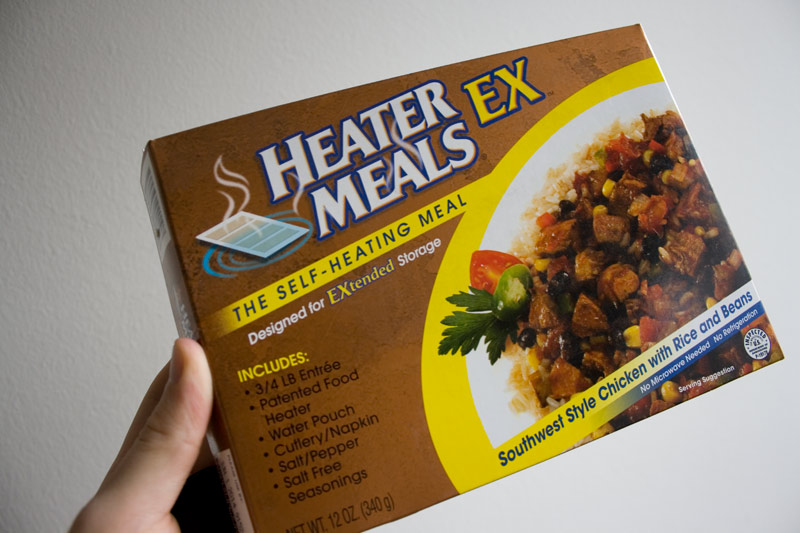 Illustration for article titled Food Heat Thyself! Eating a Day's Worth of Self-Heating Rations